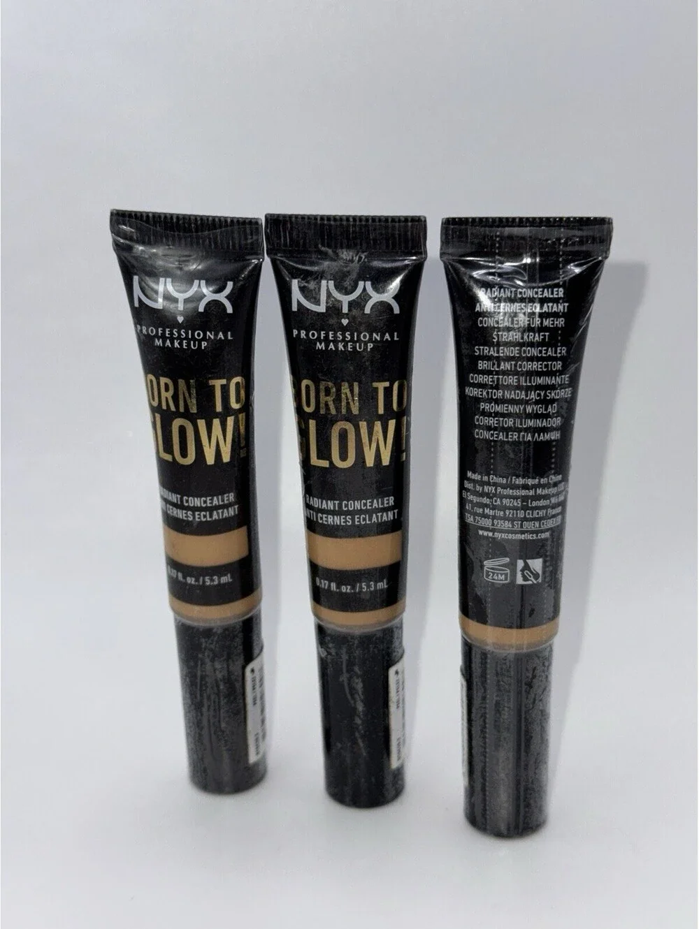 3 NYX Born To Glow Radiant Coverage Concealer Neutral Buff